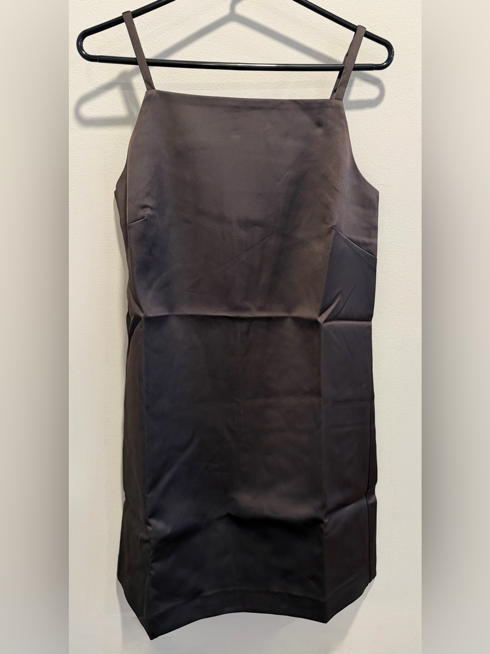 Tuckernuck Satin Lara Dress in Chocolate Brown size 6